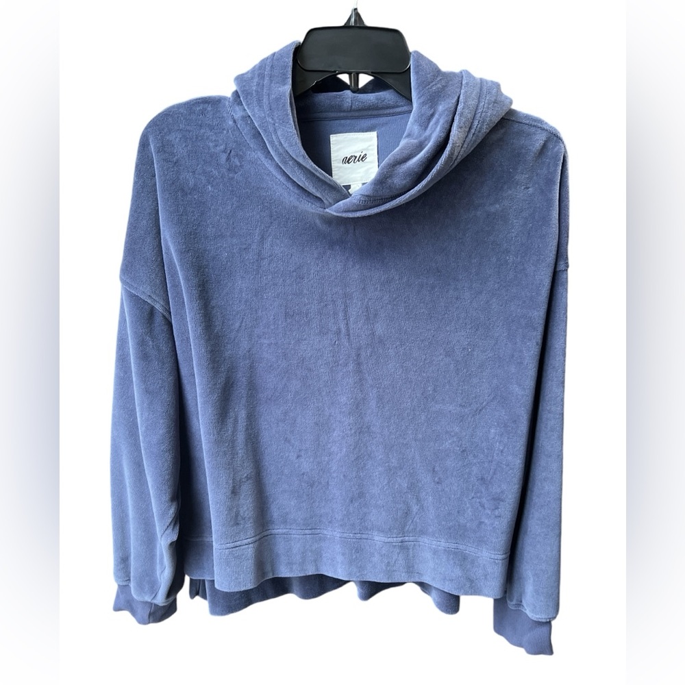 Blue Velour aerie Sweatshirt 💙